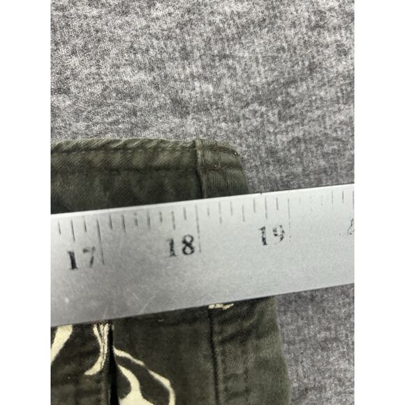 Abercrombie & Fitch Pants Mens Medium Green Moose Print‎ Lounge Vintage All Over - Picture 4 of 7